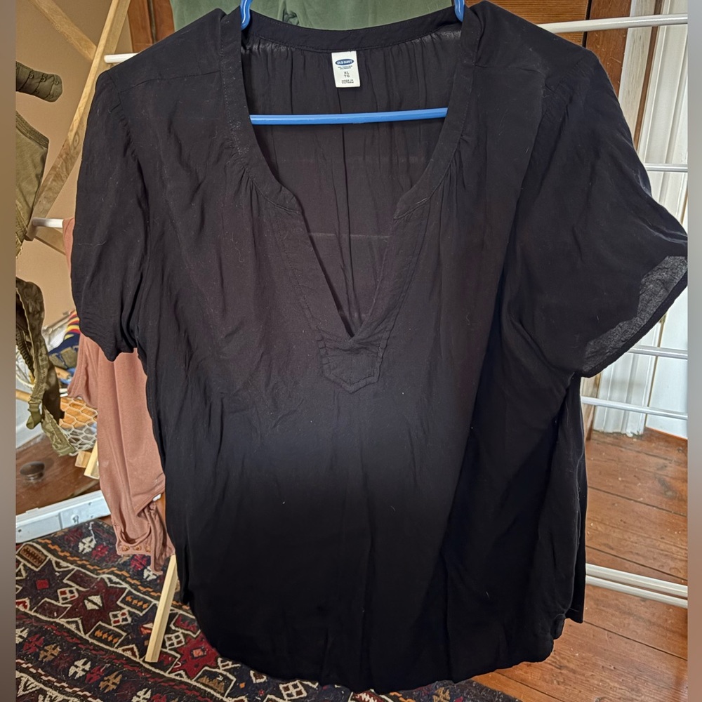 Old Navy Women's Elegant Black Blouse